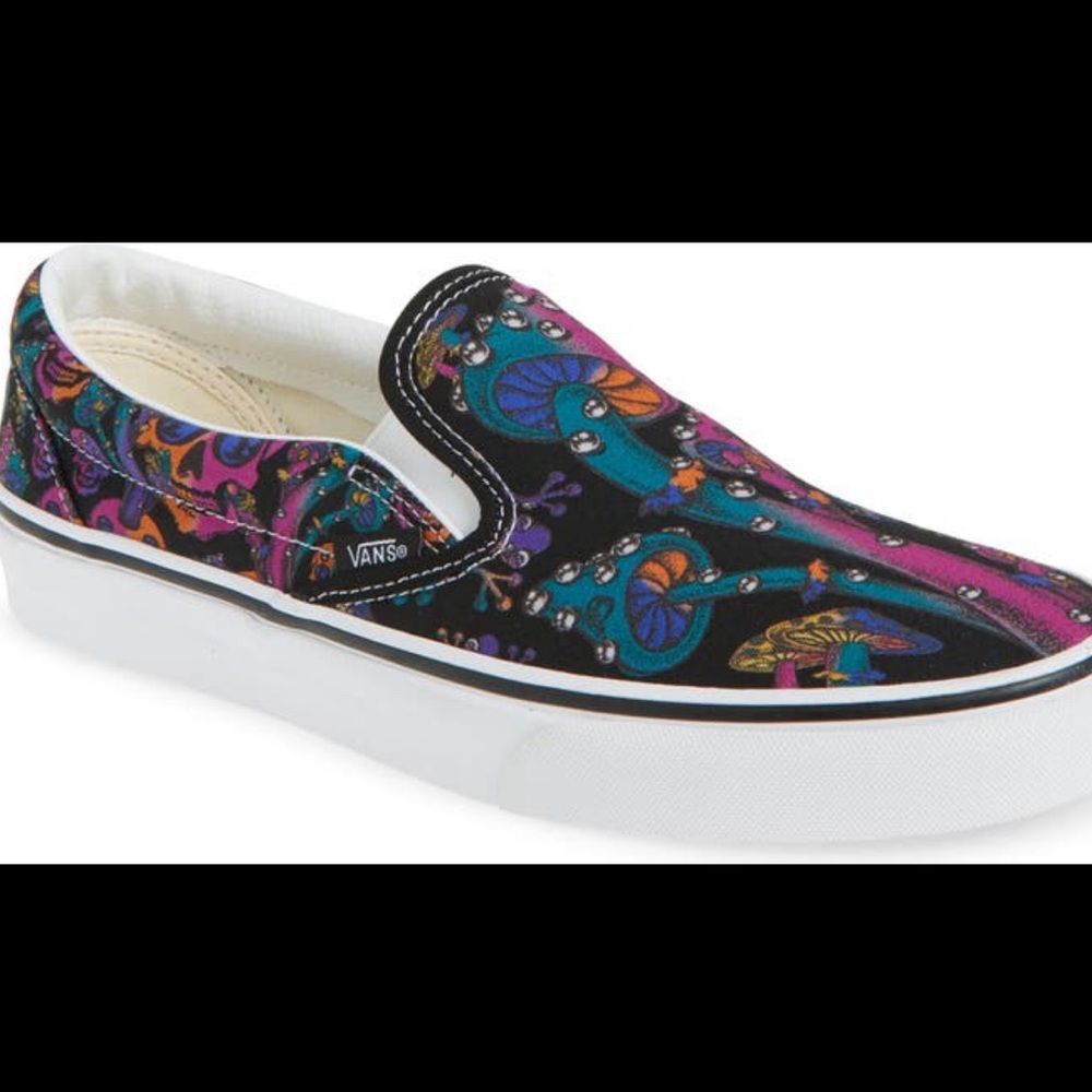 Vans Classic Slip-On Trippy Dip Shoes, Black Multi, Size 7.5 Men/9 Women, NWT - Picture 2 of 7